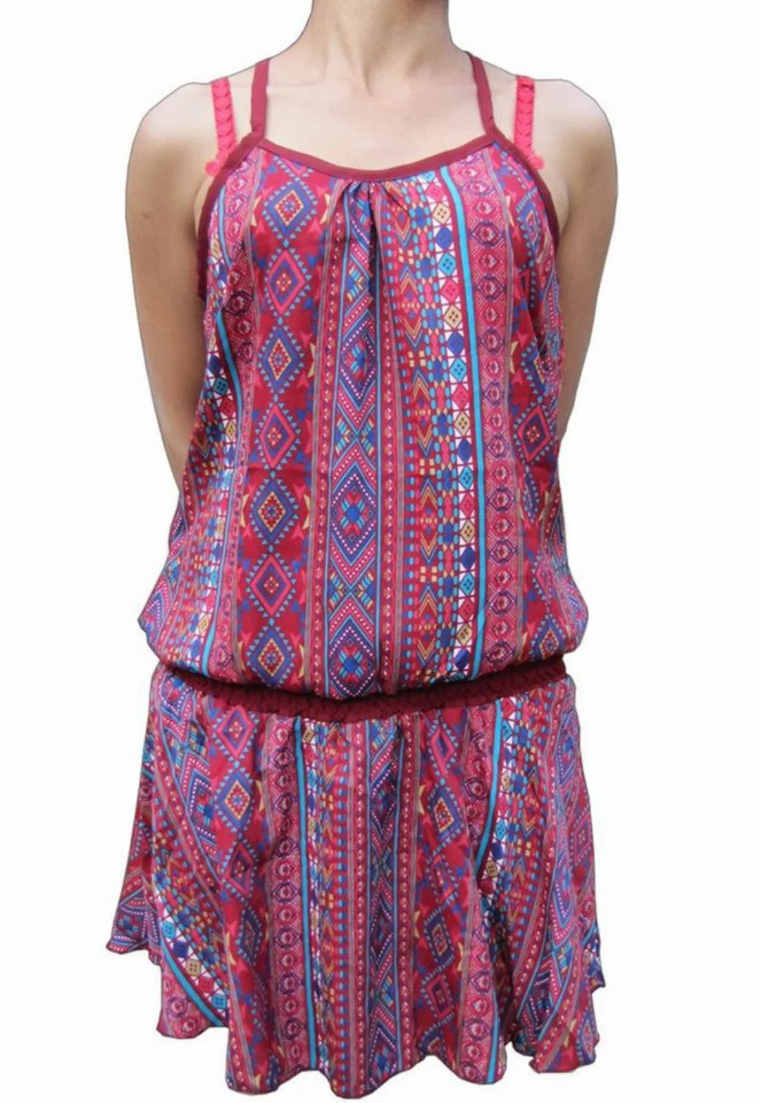 PANASIAM Tunikakleid Sommerkleid in verschiedenen Designs farbenfrohe Tunik günstig online kaufen