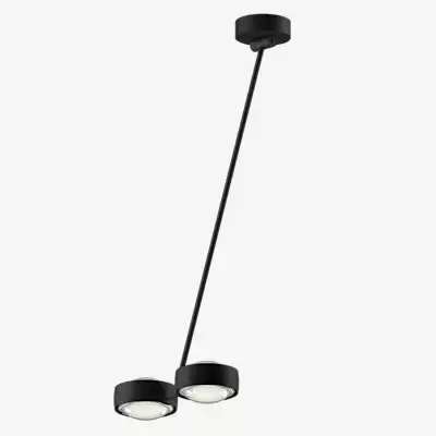 Occhio Sento Soffitto Doppio 80 Up D Deckenleuchte LED 2-flammig, Kopf schw günstig online kaufen