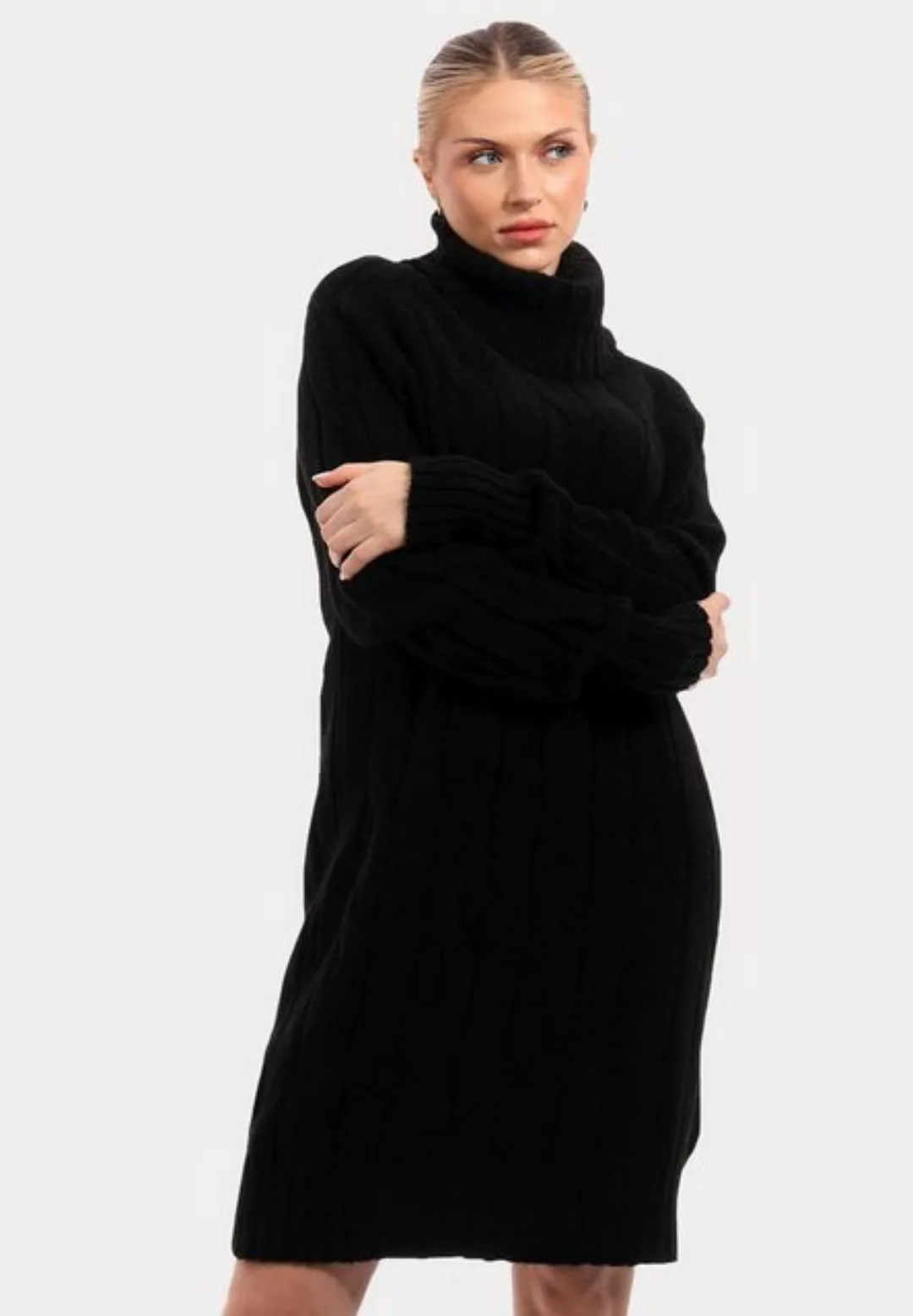 YC Fashion & Style Strickkleid Exklusives Damen Rollkragen Strickkleid (1-t günstig online kaufen