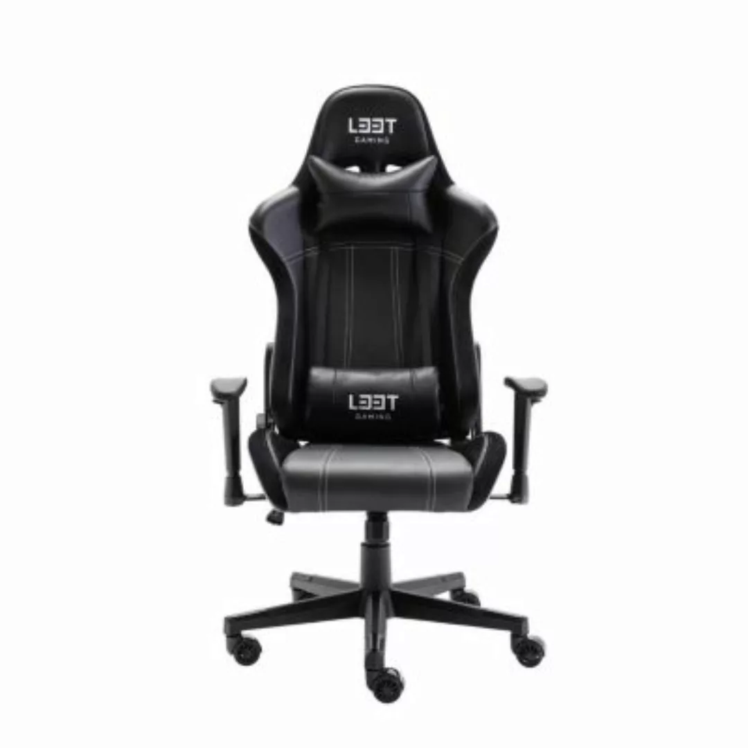 L33T Gaming Evolve Gaming Stuhl / Büro-Stuhl mit Armlehne schwarz günstig online kaufen