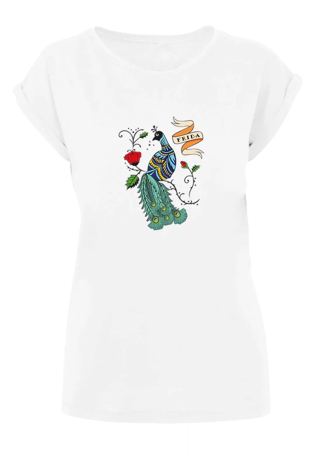 Merchcode T-Shirt "Merchcode Damen Ladies Frida Kahlo Bird T-Shirt" günstig online kaufen