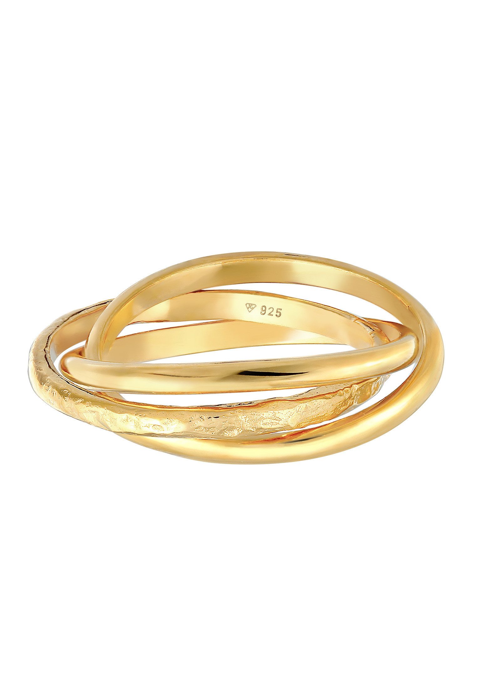 Elli Fingerring Basic Wickelring Trend Trinity günstig online kaufen