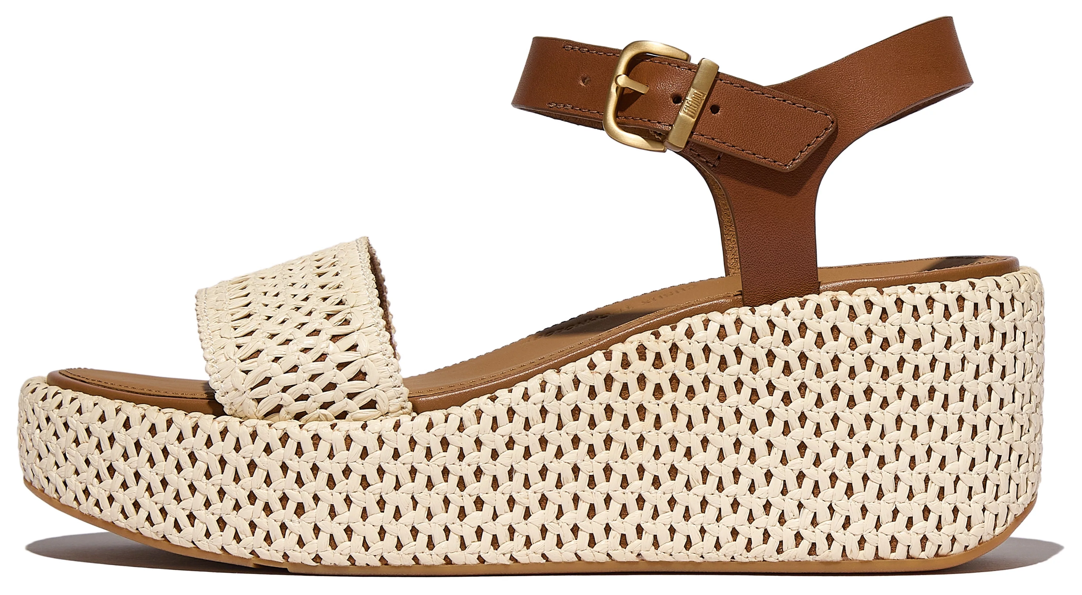 Fitflop Keilsandalette "PLATFFORMS WOVEN WEDGE", Plateau Sandale, Sommersch günstig online kaufen