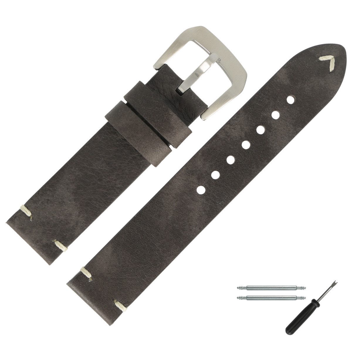 MARBURGER Uhrenarmband 20mm Leder günstig online kaufen