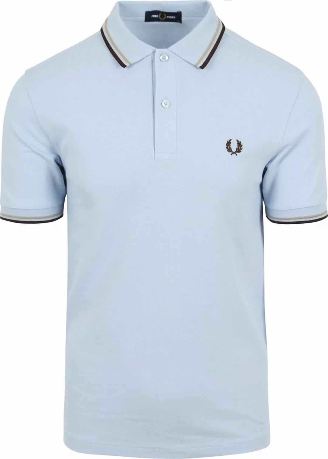 Fred Perry Poloshirt M3600 Hellblau V02 - Größe M günstig online kaufen