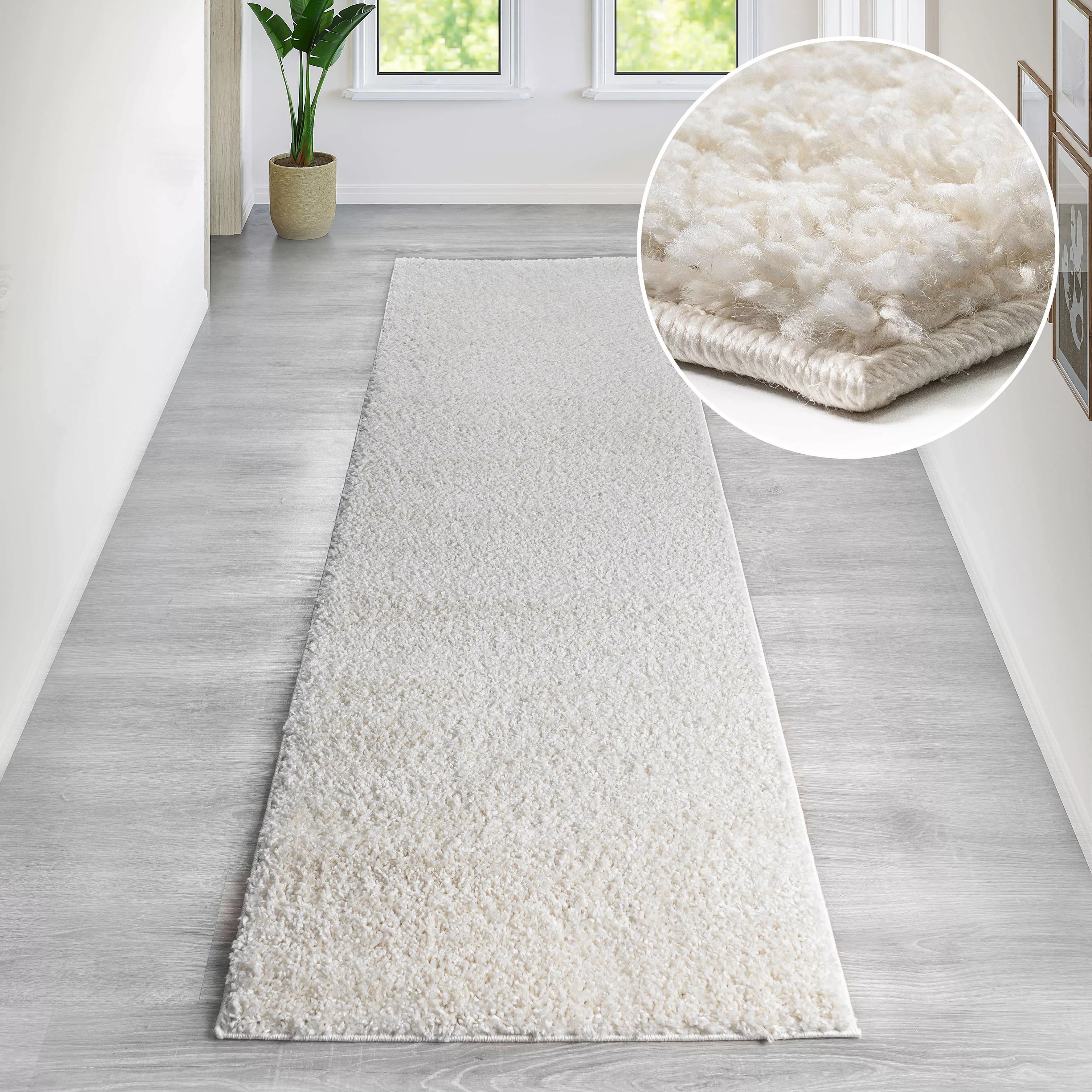 Bruno Banani Läufer Shaggy Soft, rechteckig, günstig online kaufen