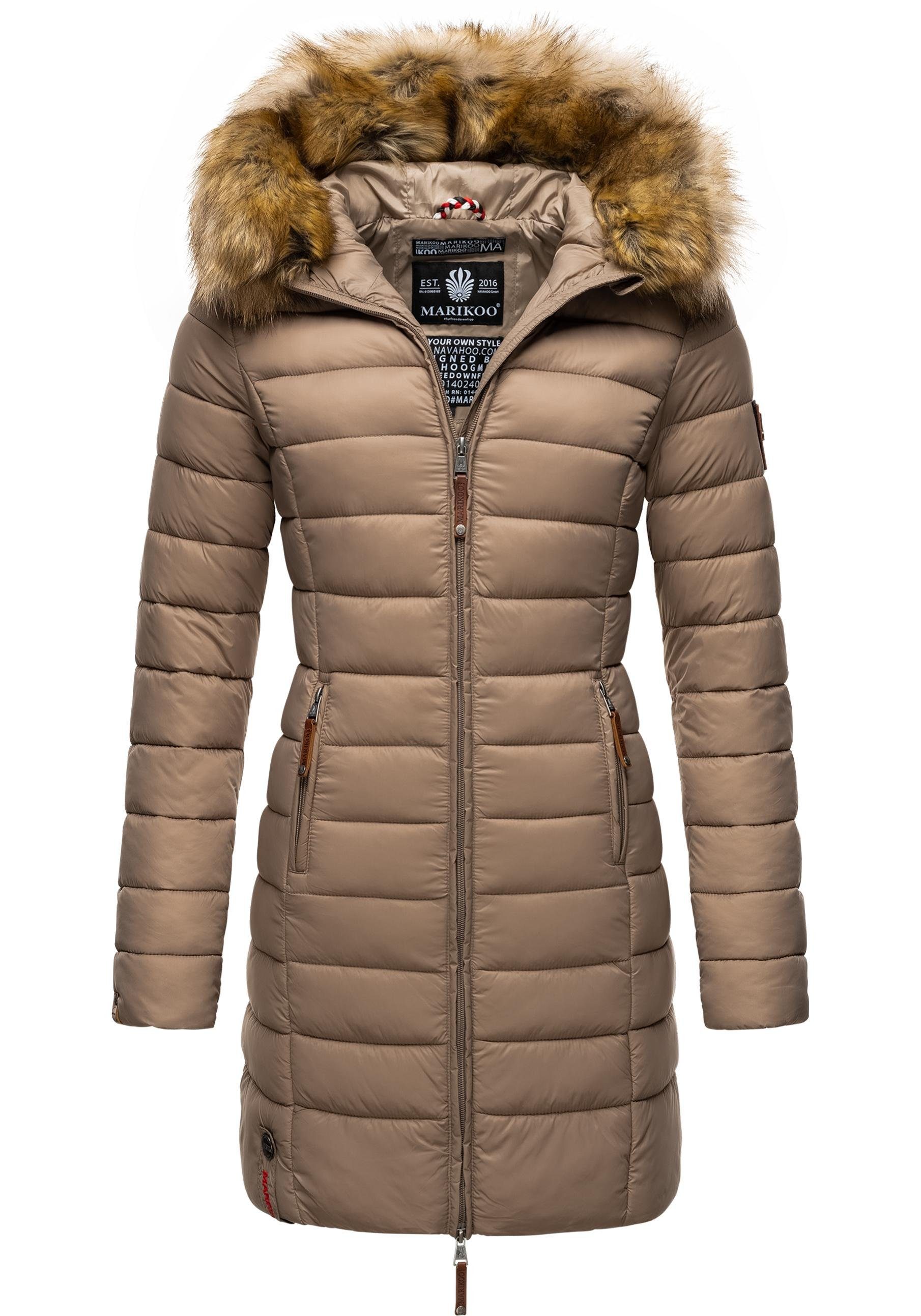 Marikoo Steppmantel Rose-Stepp zeitloser Winterparka mit günstig online kaufen