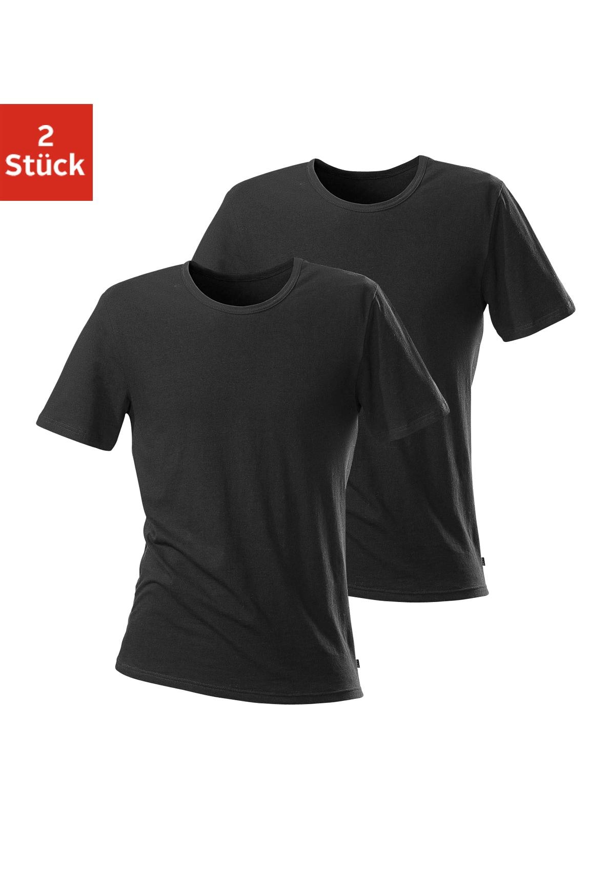 H.I.S T-Shirt, mit Rundhalsausschnitt perfekt als Unterziehshirt günstig online kaufen