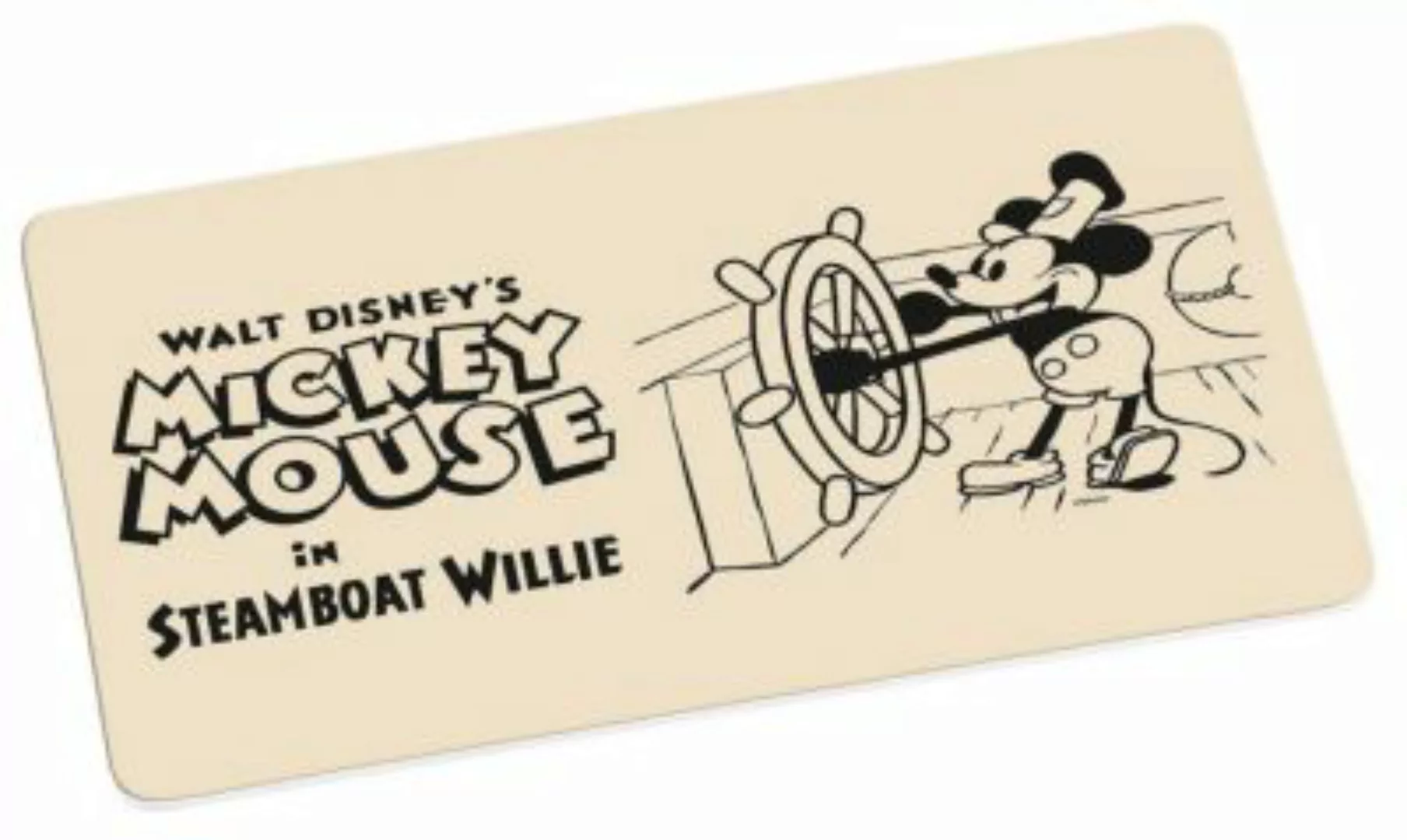 Geda Labels Frühstücksbrettchen Mickey in Steamboat Willie Frühstücksbrettc günstig online kaufen