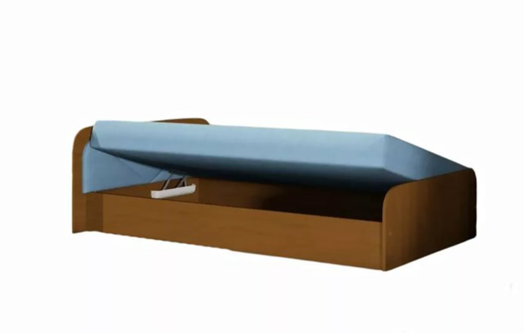 Xlmoebel Bett Kinderzimmer Polsterbett Schlafcouch Holz Schlafsofa (1-tlg., günstig online kaufen