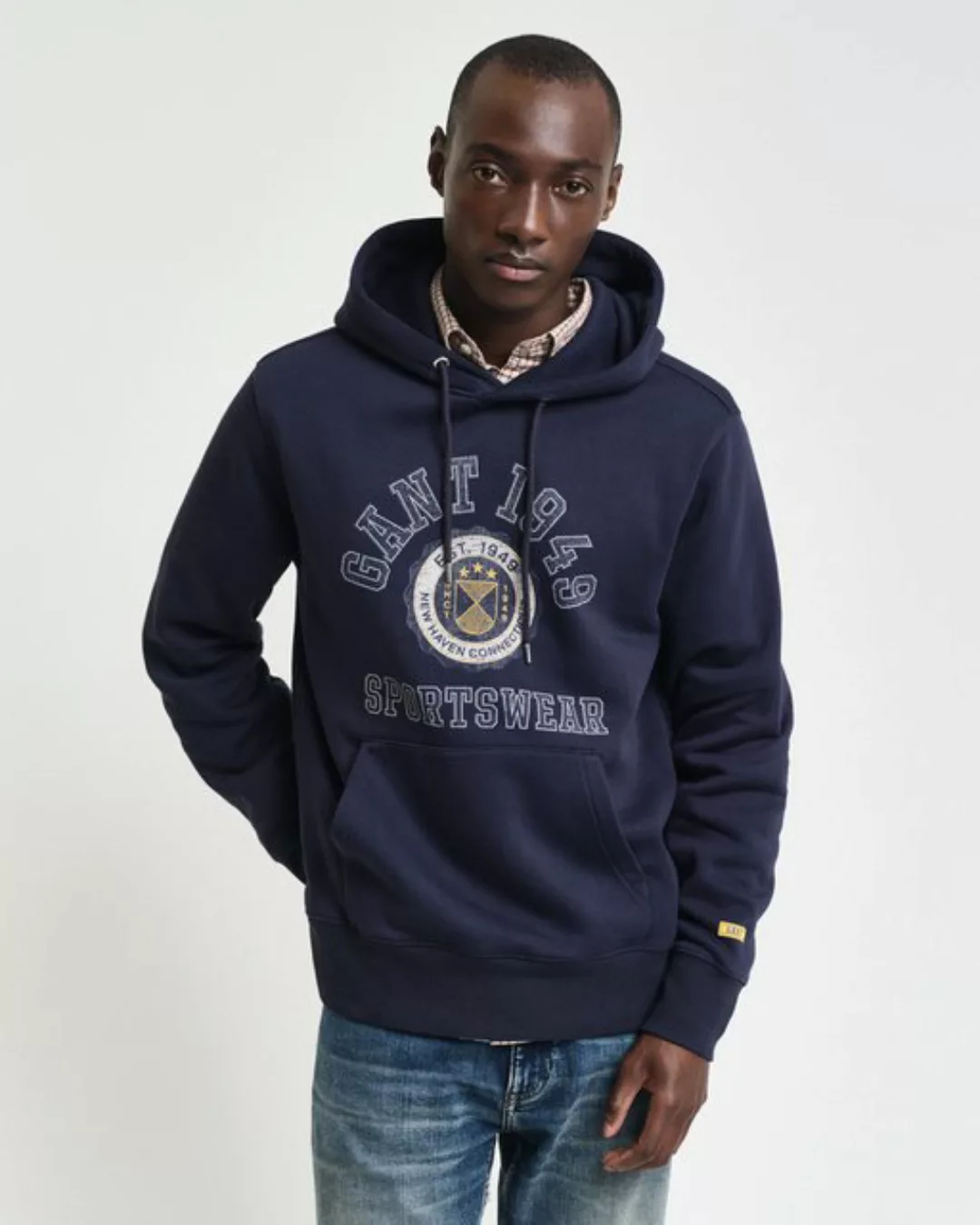 Gant Hoodie FRONT GRAPHIC SWEAT HOODIE GANT-Grafikprint auf der Vorderseite günstig online kaufen