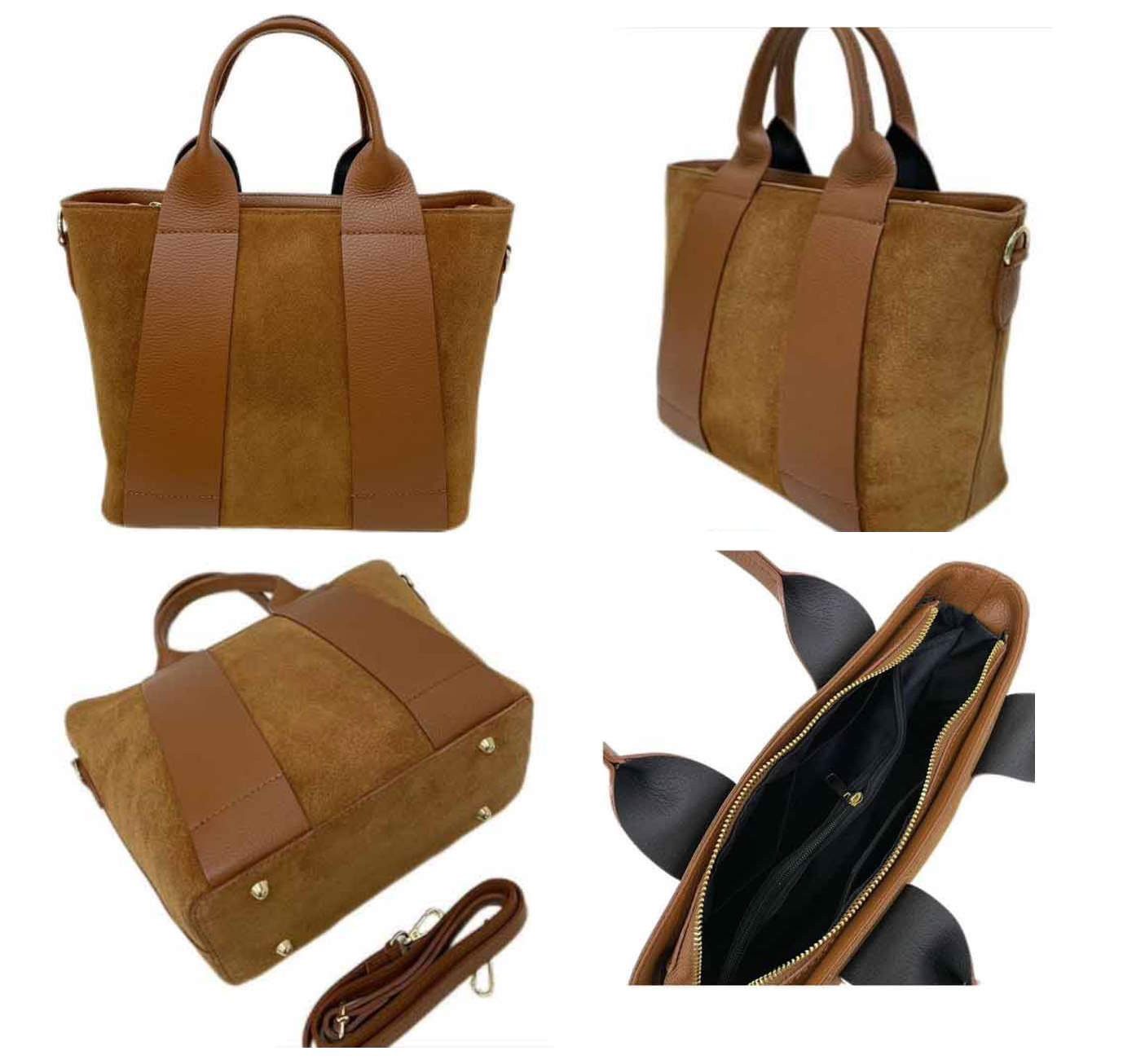 ITALYSHOP24 Schultertasche Made in Italy Damen günstig online kaufen
