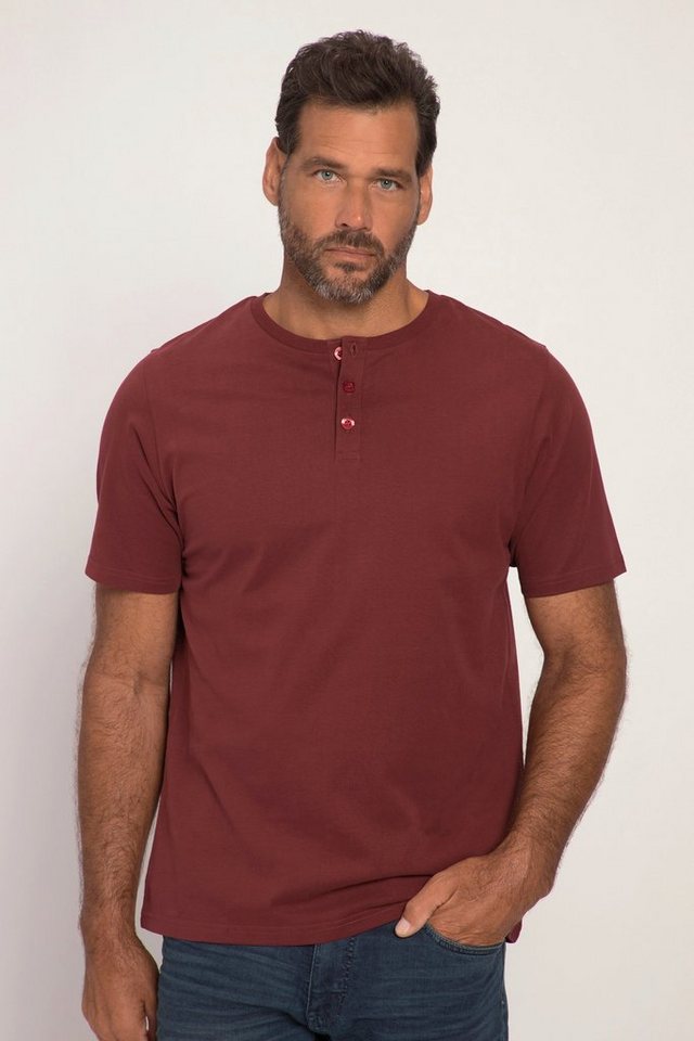 JP1880 T-Shirt Henley Basic Knopfleiste Halbarm günstig online kaufen