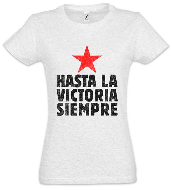 Urban Backwoods Print-Shirt Hasta La Victoria Siempre I Damen T-Shirt Fidel günstig online kaufen