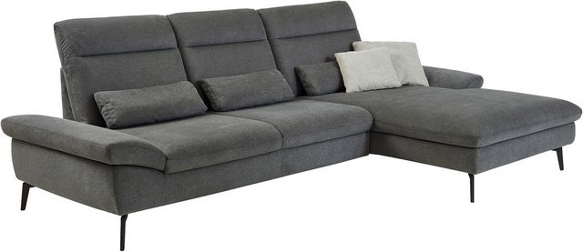 HUKLA Ecksofa HU-HP22156, Set, inkl. Kopfpolsterverstellung, optional mit S günstig online kaufen