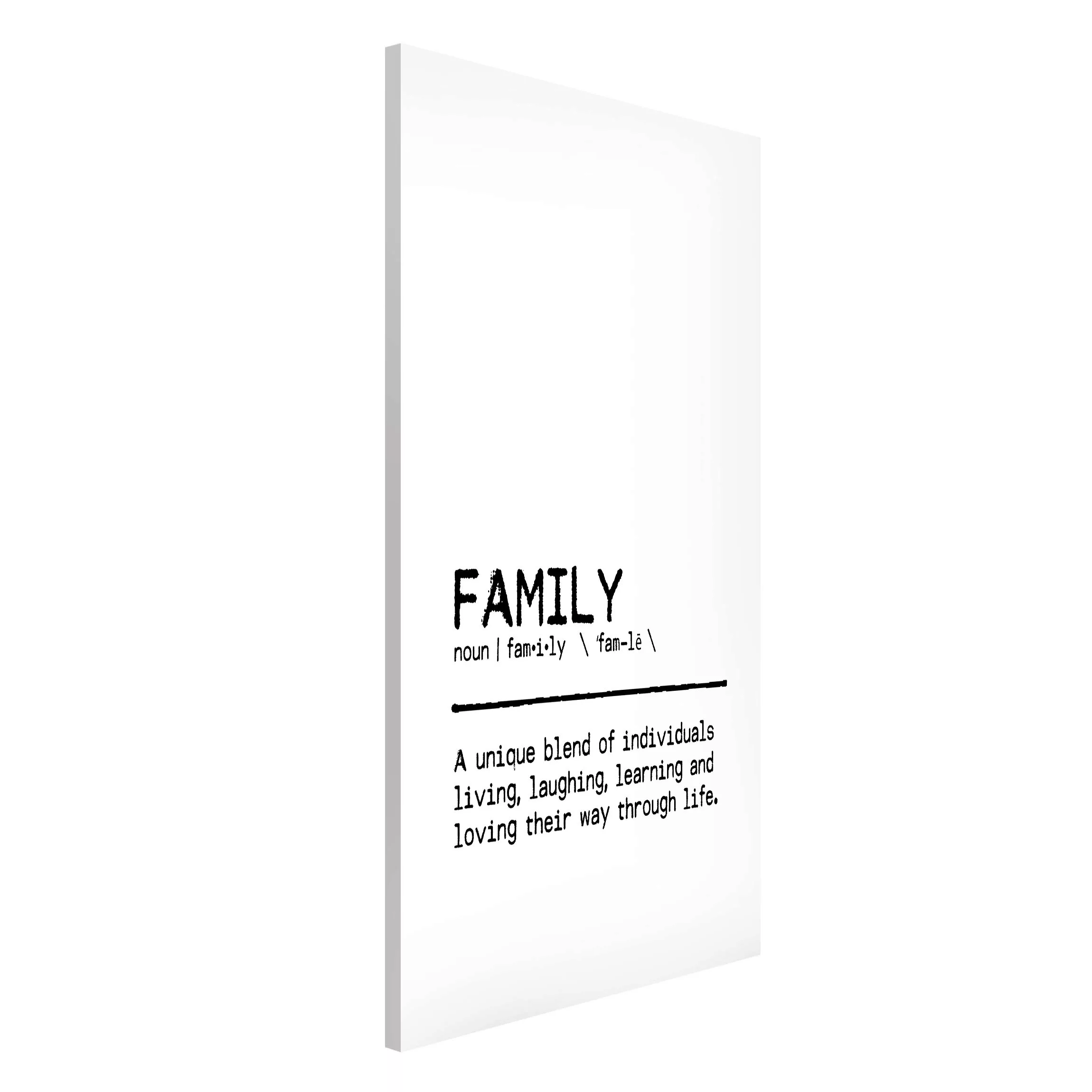 Magnettafel Definition Family Unique günstig online kaufen