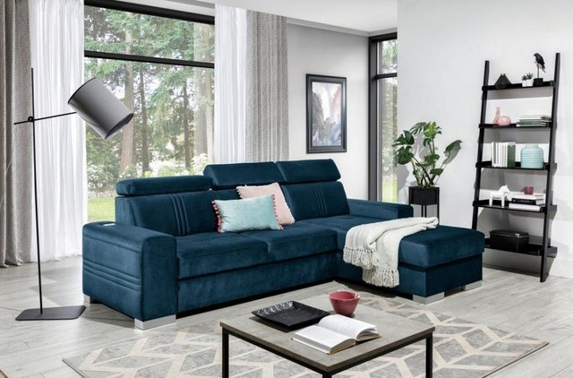 Luxusbetten24 Schlafsofa Designer Sofa Leandro Mini, mit USB, Schlaf- und K günstig online kaufen