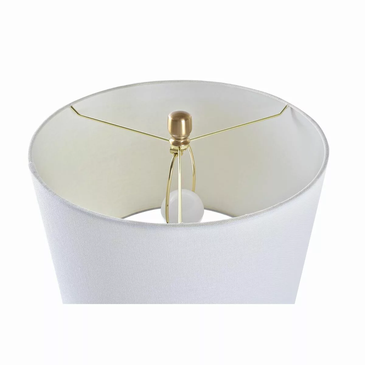 Tischlampe Dkd Home Decor Golden Durchsichtig Weiß 220 V 50 W Moderne (36 X günstig online kaufen