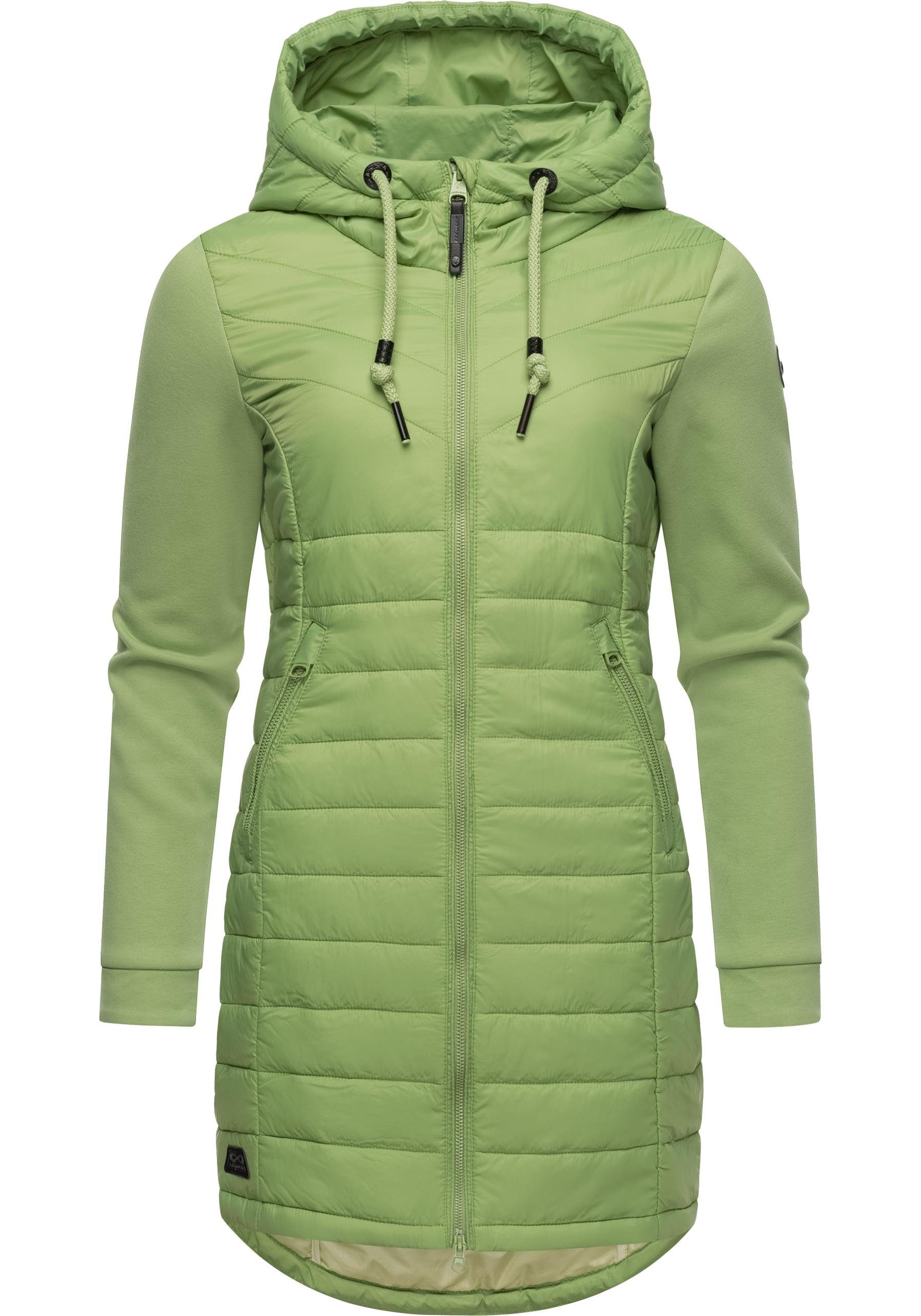 Ragwear Steppmantel "Lucinda Long", Mantel aus modernem Materialmix mit Kap günstig online kaufen