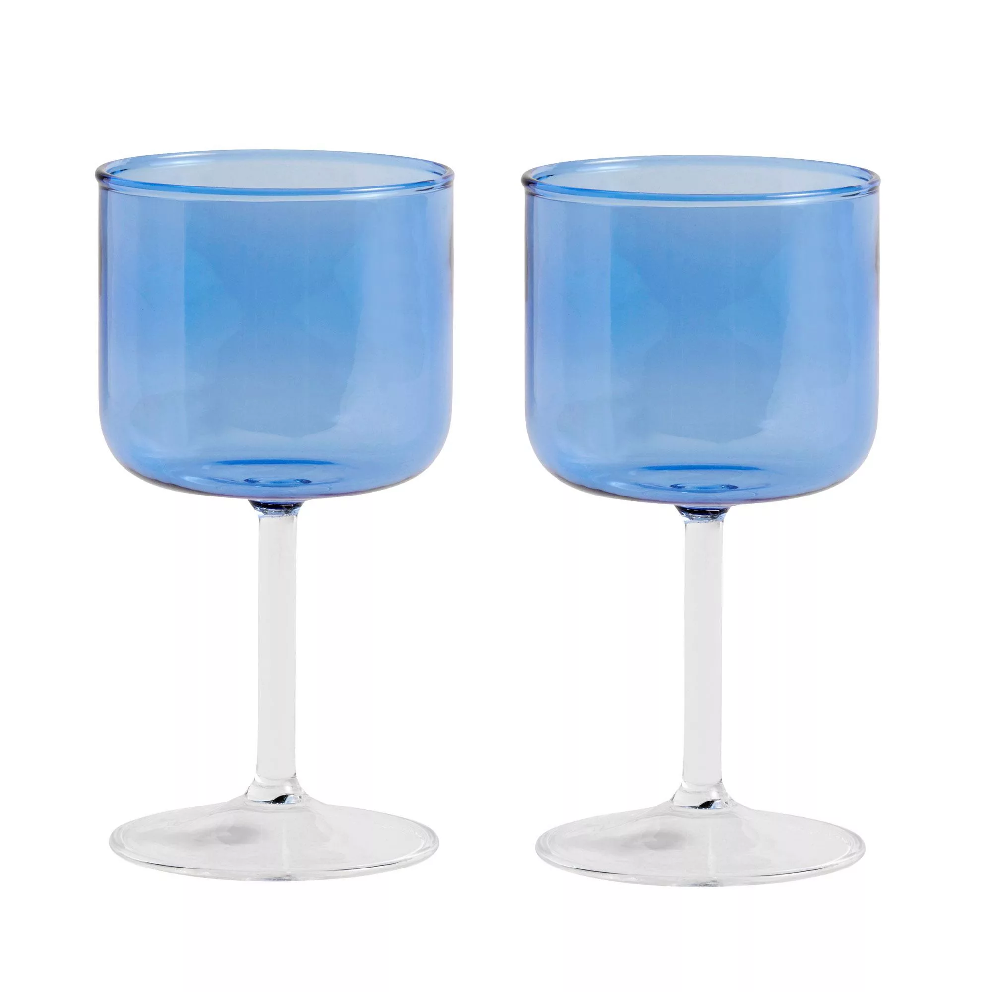 Weinglas Tint glas blau / 2er-Set - Hay - Blau günstig online kaufen