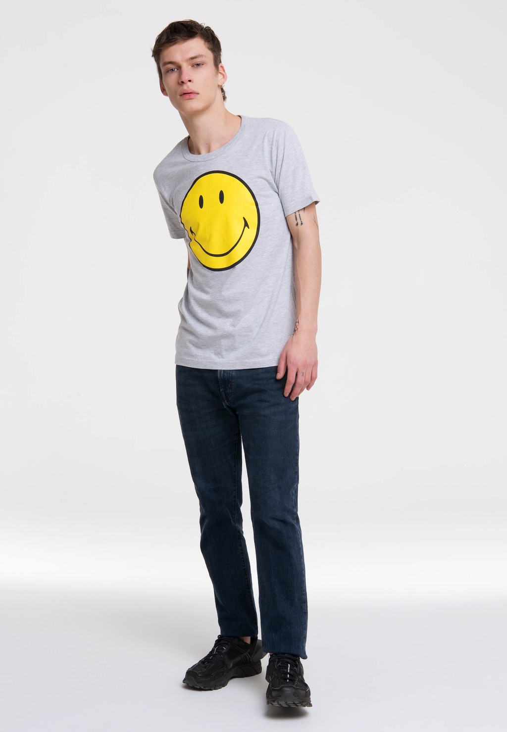 LOGOSHIRT T-Shirt "Smiley", mit tollem Frontprint günstig online kaufen