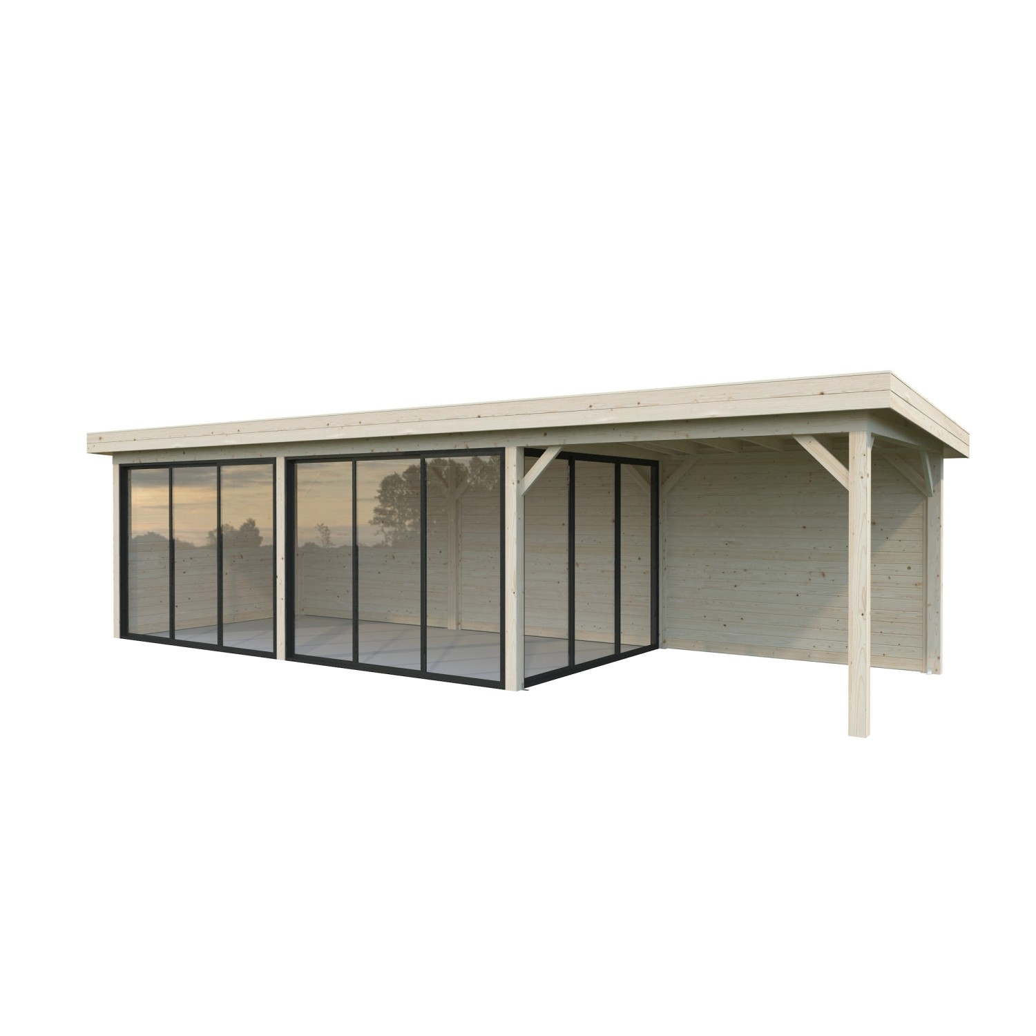 Palmako Pavillon Lenna Set 417 Slide Transparent 876 cm x 300 cm FSC® günstig online kaufen