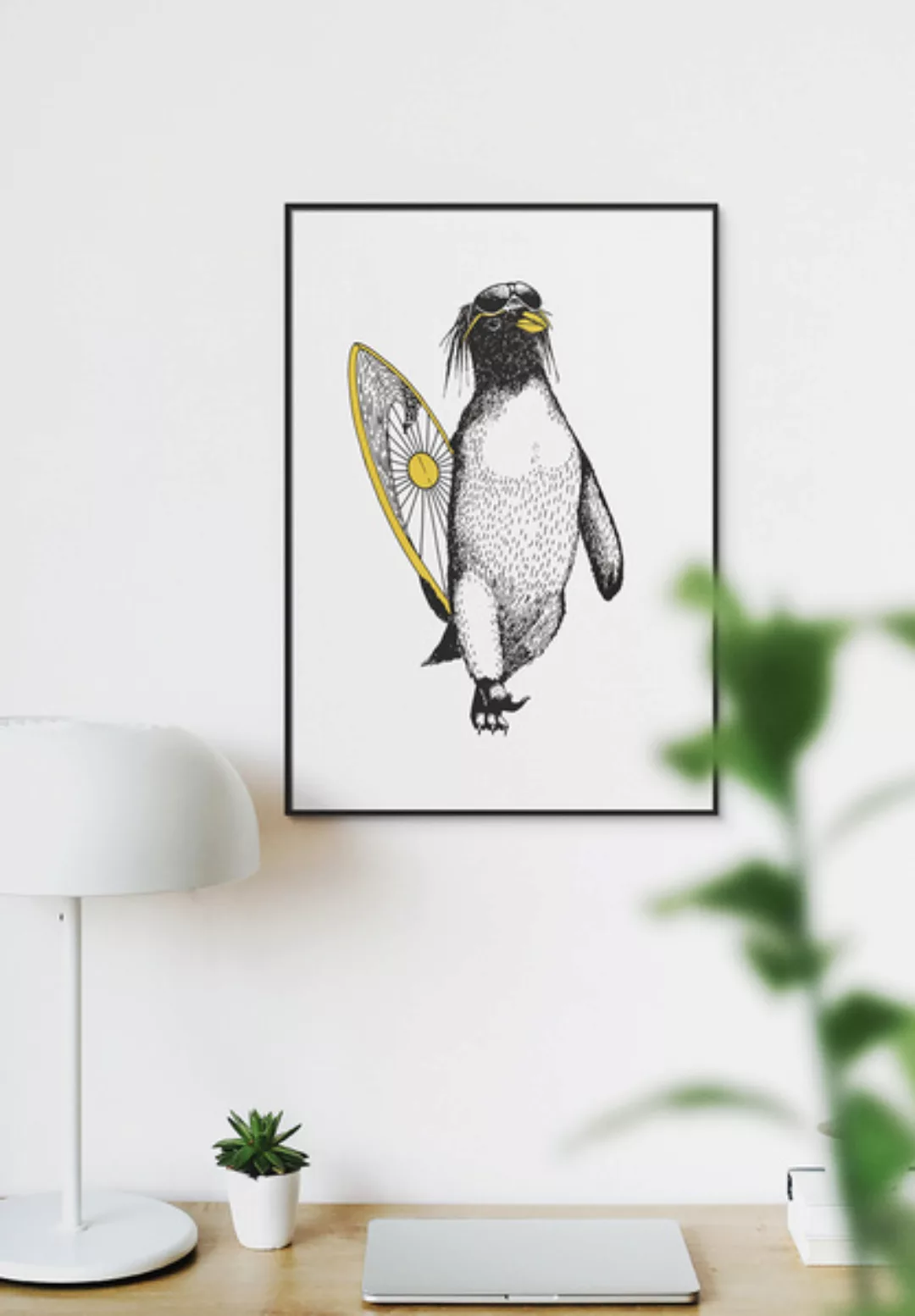 Poster Animal Penguin Beach günstig online kaufen