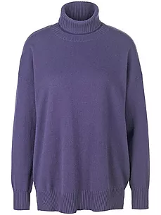 Pullover aus 100% Kaschmir Peter Hahn Cashmere lila günstig online kaufen