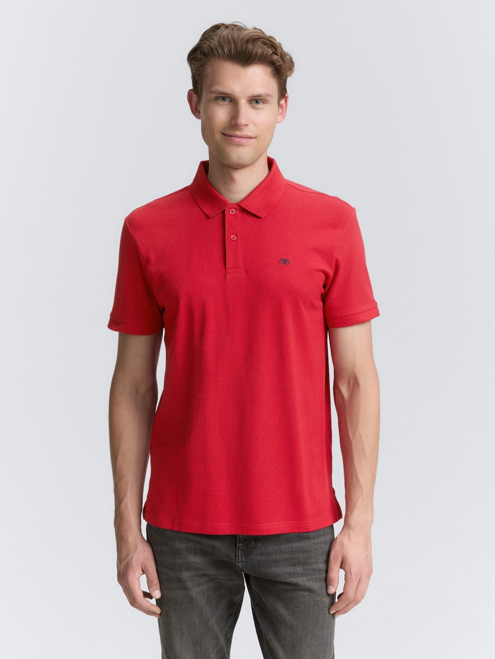 TOM TAILOR Poloshirt Piqué Poloshirt aus günstig online kaufen