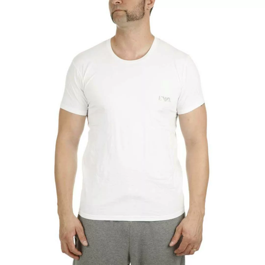 Emporio Armani 110853 Cc534 Kurzärmeliges T-shirt L White günstig online kaufen