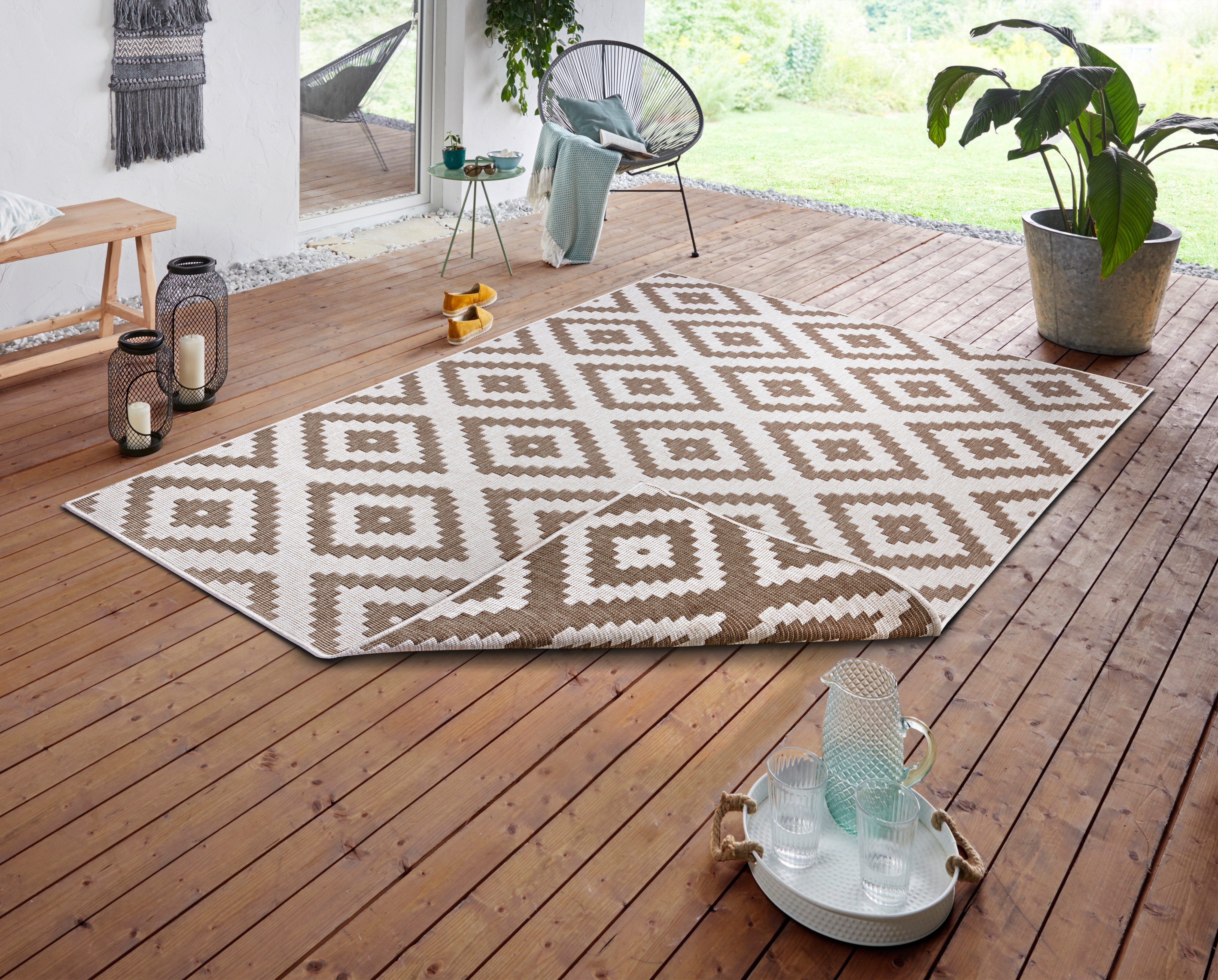 HANSE Home Teppich Malta Wendeteppich, rechteckig, günstig online kaufen