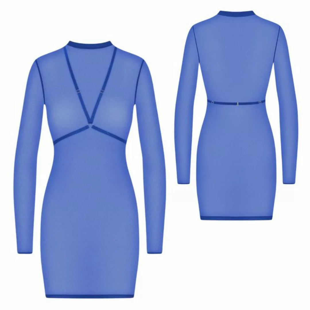 Maison Close Minikleid Maison Close Corps à Corps blaues Tüll Minikleid M günstig online kaufen