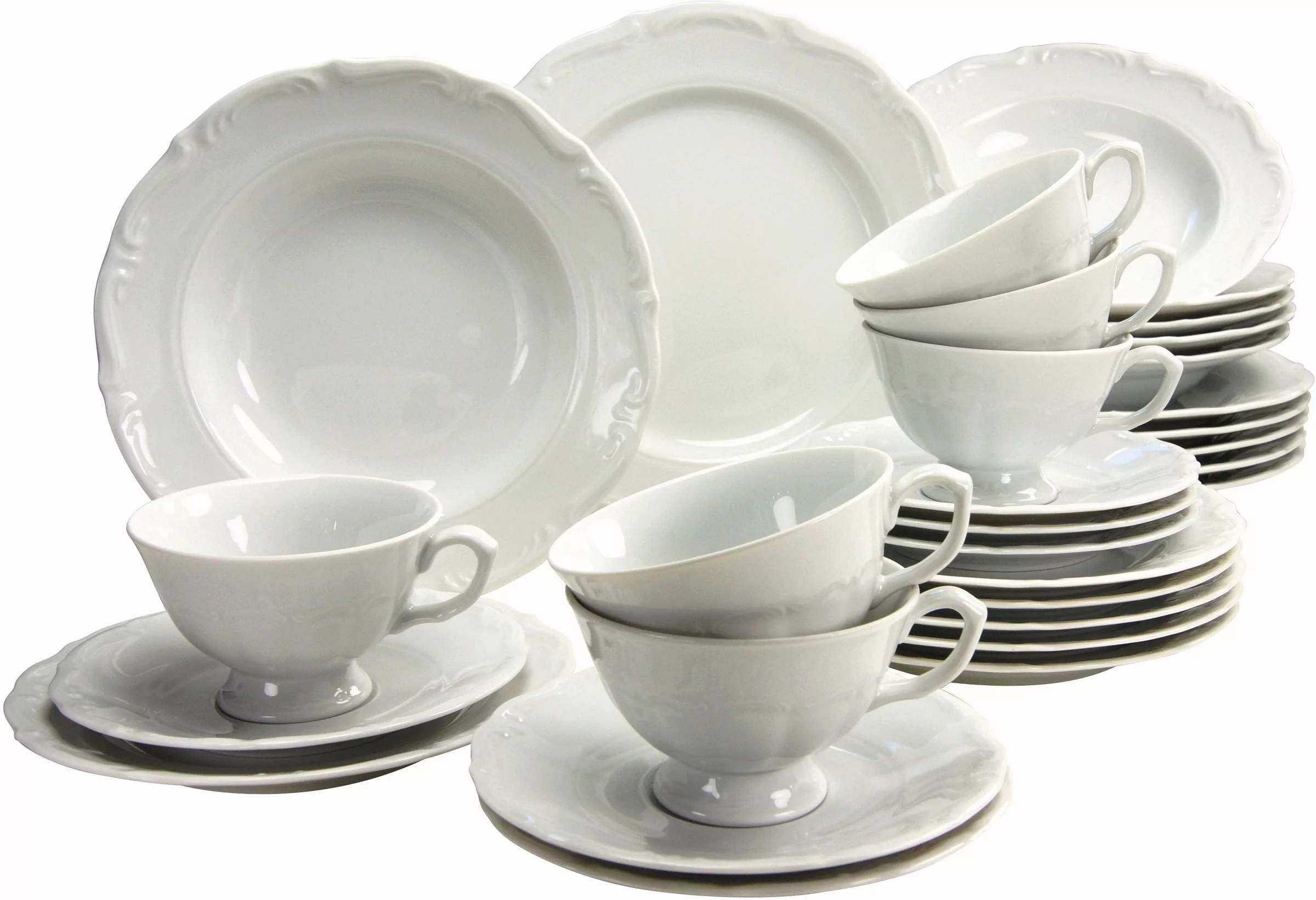 CreaTable Kombiservice »Geschirr-Set Maria Theresia«, (Set, 30 tlg., Kaffee günstig online kaufen