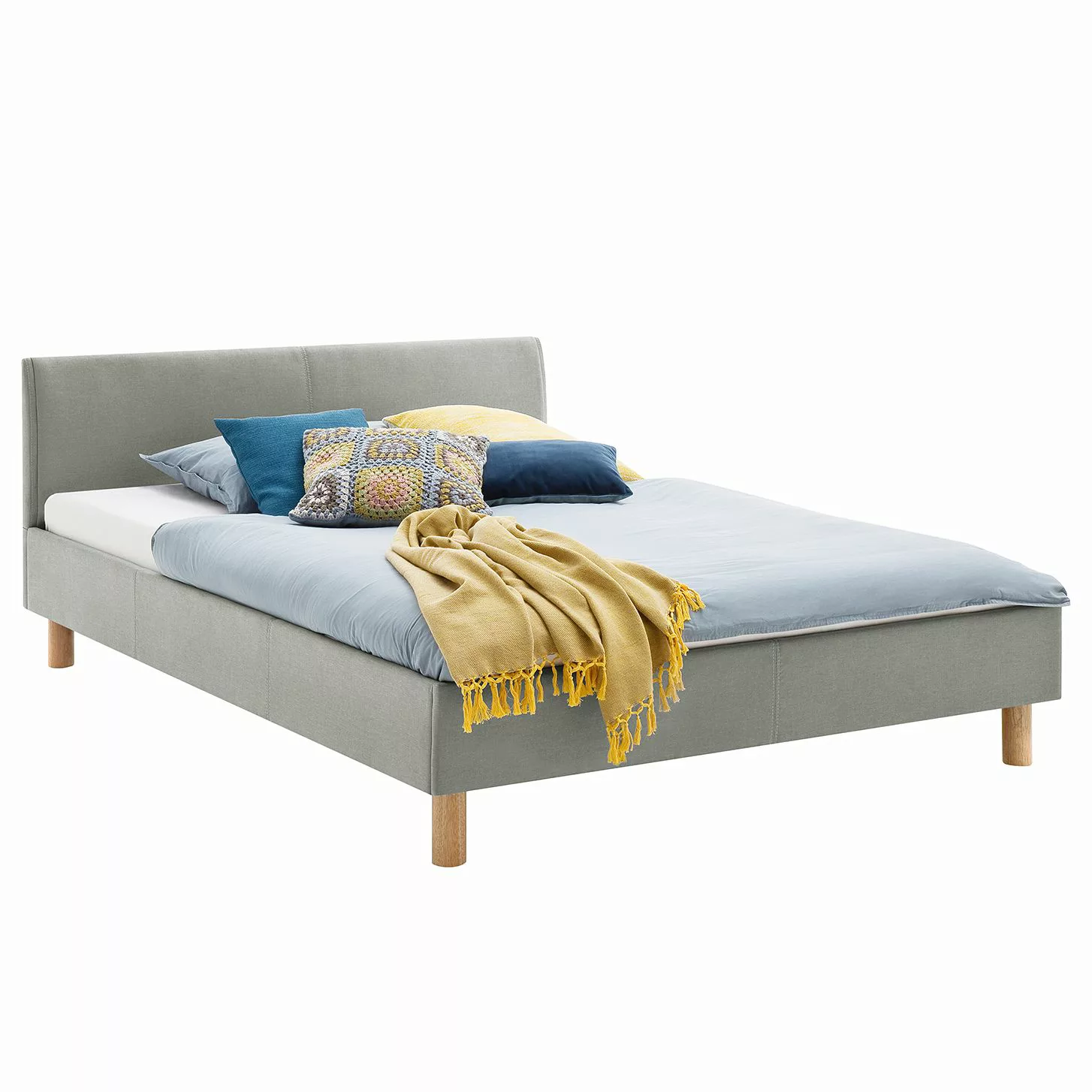 Polsterbett - blau - 156,5 cm - 229 cm - 79 cm - Betten > Doppelbetten - Mö günstig online kaufen
