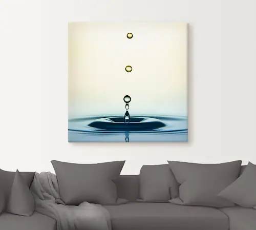 Artland Wandbild "Tropfen", Zen, (1 St.), als Leinwandbild, Wandaufkleber i günstig online kaufen