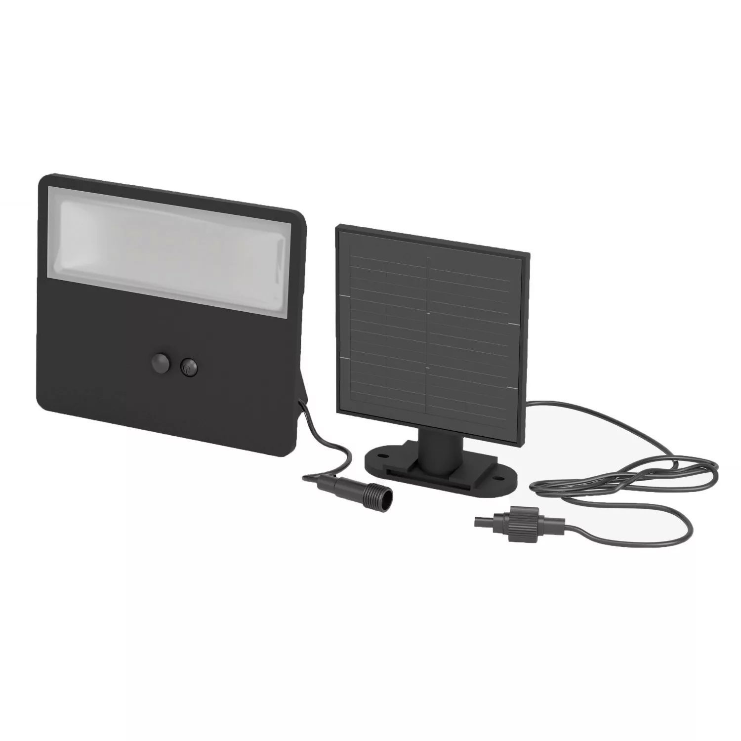 Eglo Solar LED-Wandleuchte Panettieri 6,5 W Schwarz mit Sensor günstig online kaufen