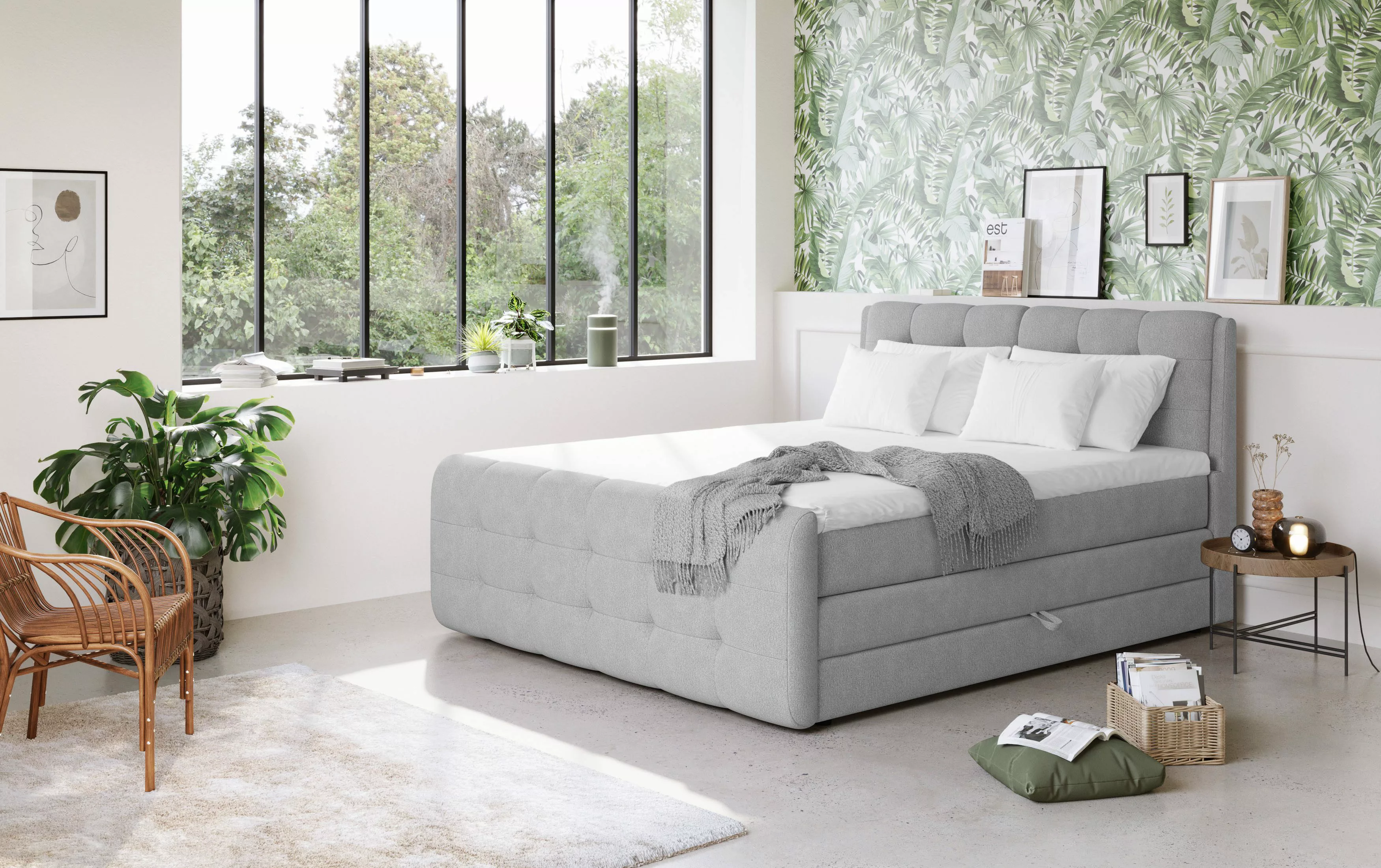 COTTA Boxspringbett "Fort mit Bettkasten, inkl. Topper", erhältlich in vers günstig online kaufen