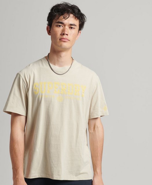 Superdry T-Shirt CODE CORE SPORT TEE Pelican Beige günstig online kaufen