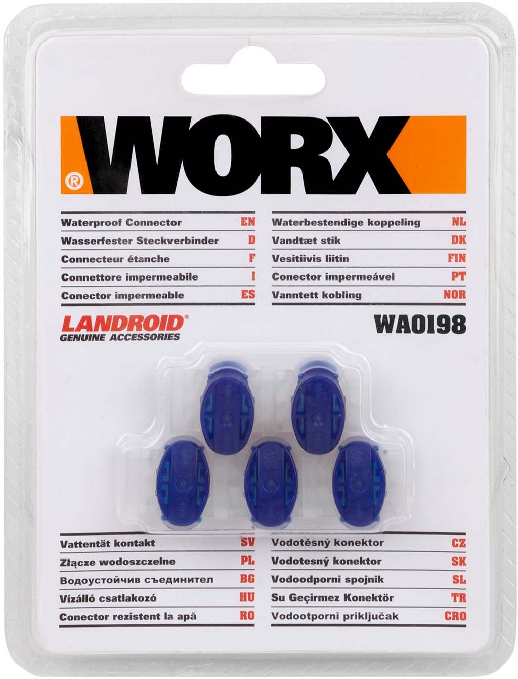 Worx Verbindungsklemme "WA0198 Kabelverbinder", (Set), 5 Stk. zur Verlänger günstig online kaufen