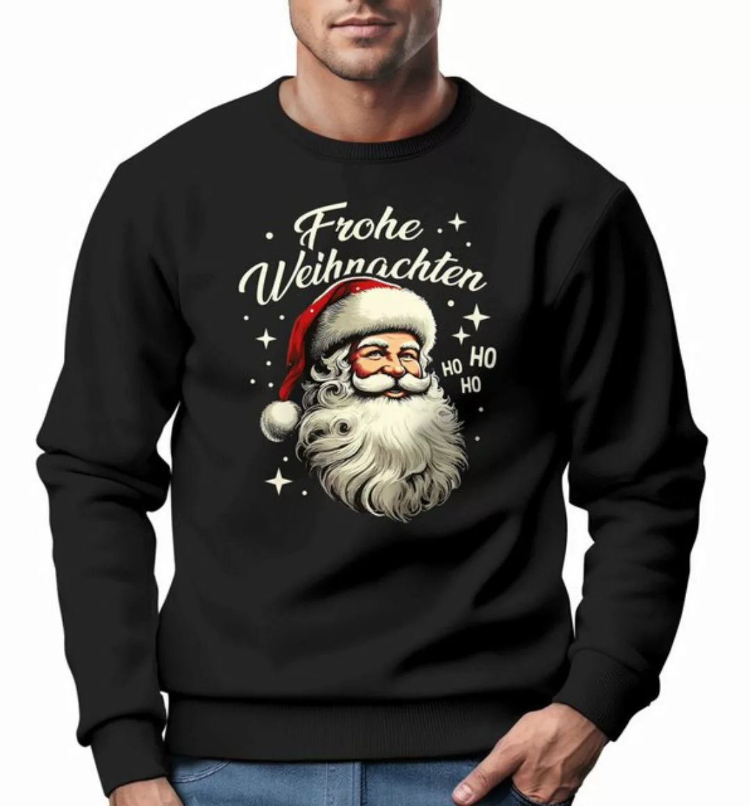 MoonWorks Sweatshirt Sweatshirt Herren Frohe Weihnachten Weihnachtspullover günstig online kaufen