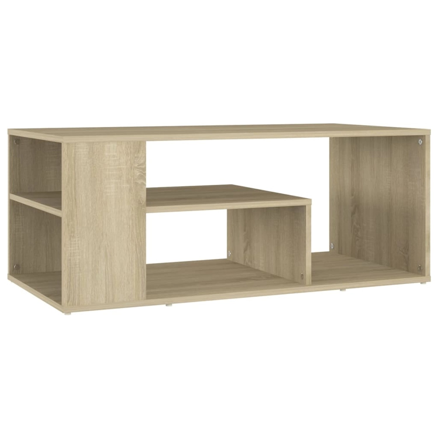 vidaXL Couchtisch Sonoma-Eiche 100x50x40 cm Holzwerkstoff Modell 2 günstig online kaufen