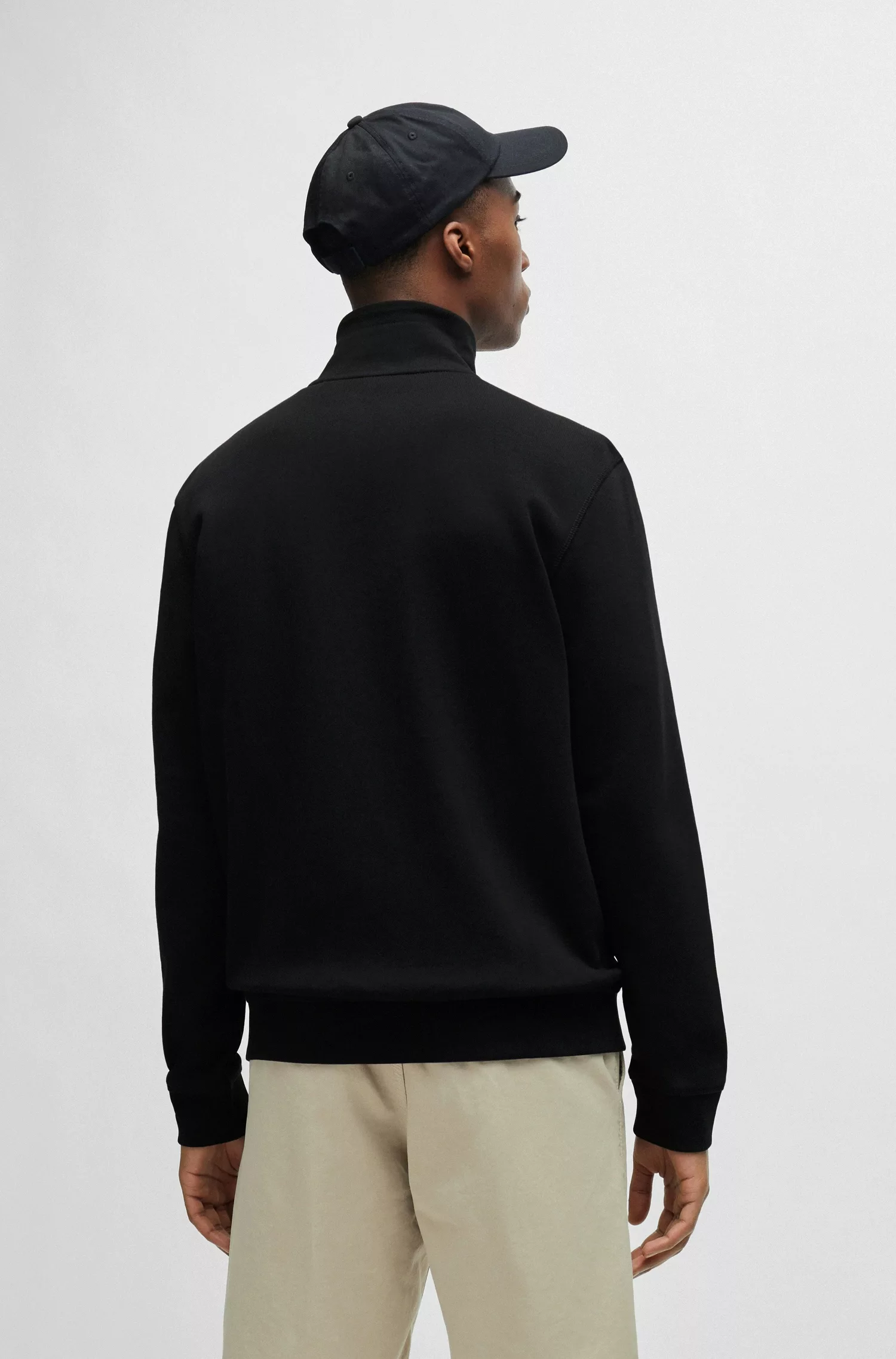 BOSS ORANGE Sweatshirt Zestart mit Kragen günstig online kaufen