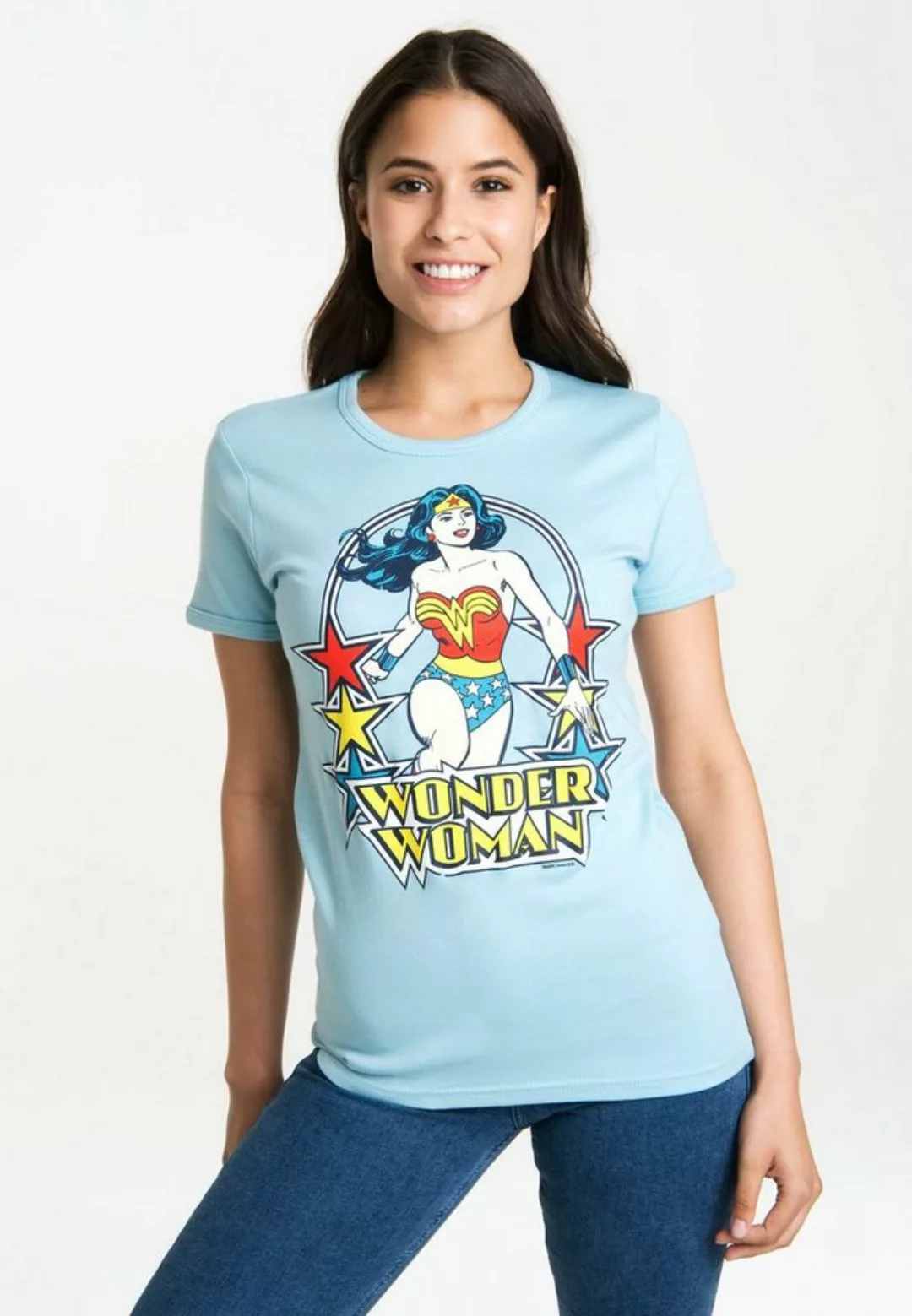 LOGOSHIRT T-Shirt Wonder Woman – Stars mit lizenziertem Originaldesign günstig online kaufen