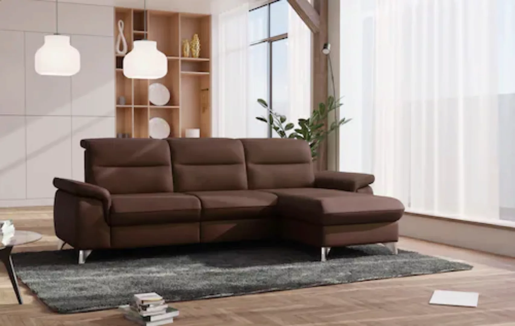 sit&more Ecksofa »Astoria L-Form«, wahlweise mit motorischer Relaxfunktion günstig online kaufen