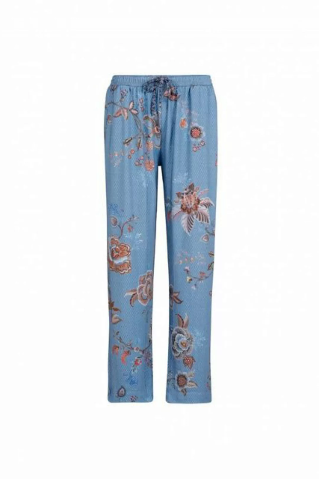 Loungehose Belin Long Trousers Cece Fiore Blue XL günstig online kaufen