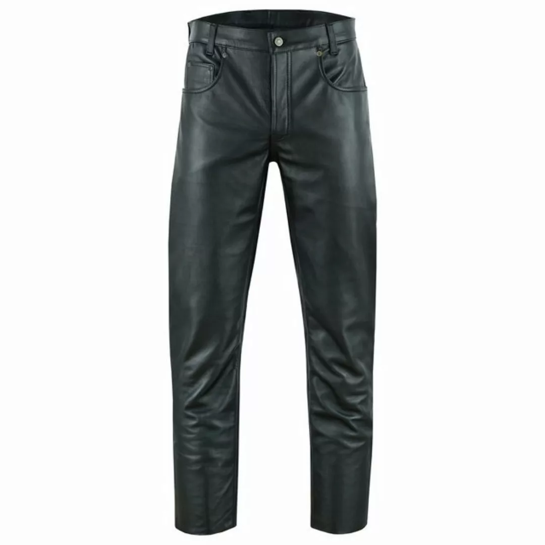 BOHMBERG Lederhose Herren Lederjeans aus echtem Vollleder im 5 Pocket Style günstig online kaufen