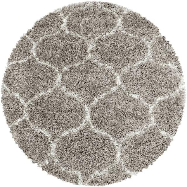 Ayyildiz Teppiche Hochflor-Teppich »SALSA 3201«, rund, 50 mm Höhe, auch rec günstig online kaufen