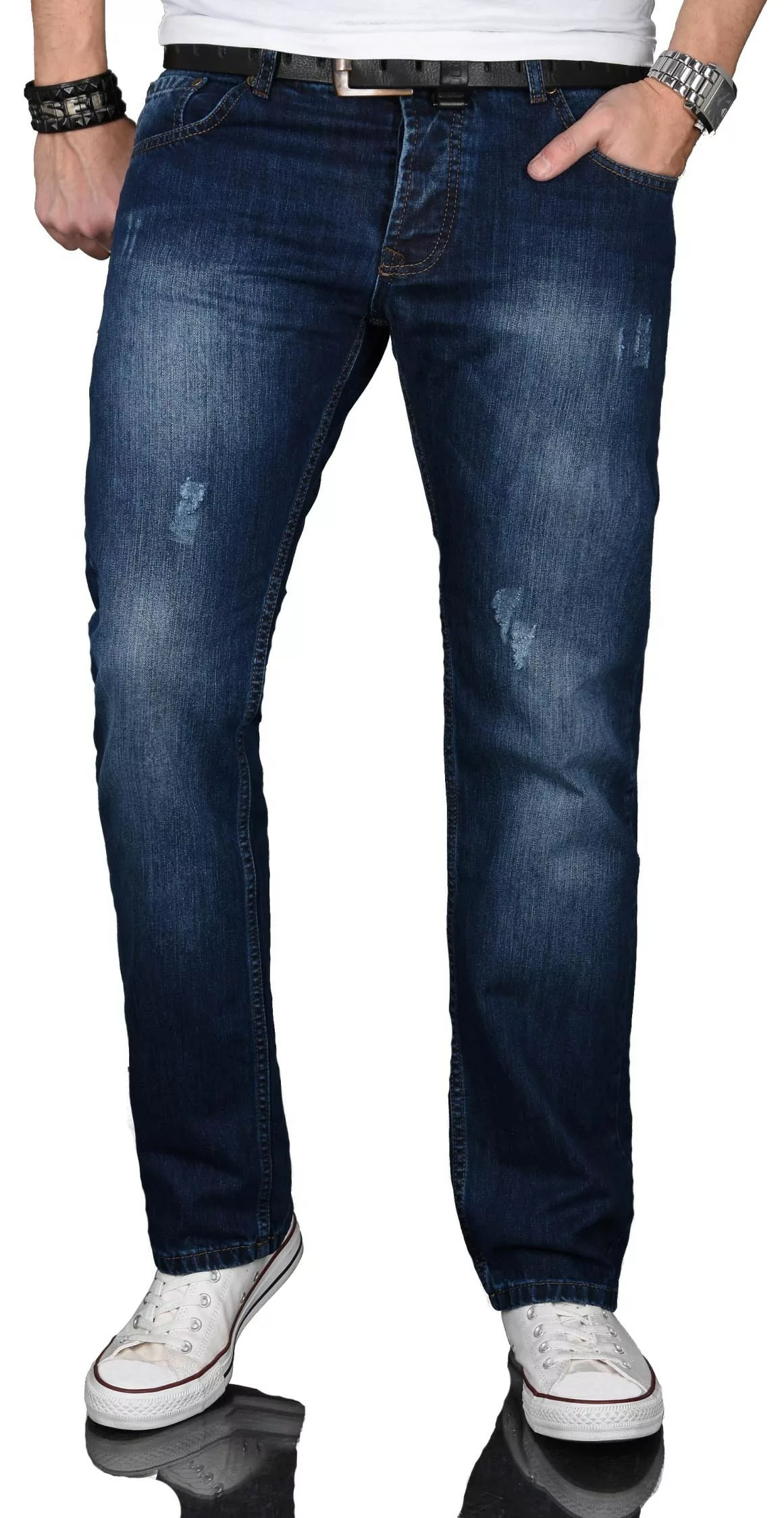 Alessandro Salvarini Regular-fit-Jeans "ASJulio", mit geradem Bein günstig online kaufen