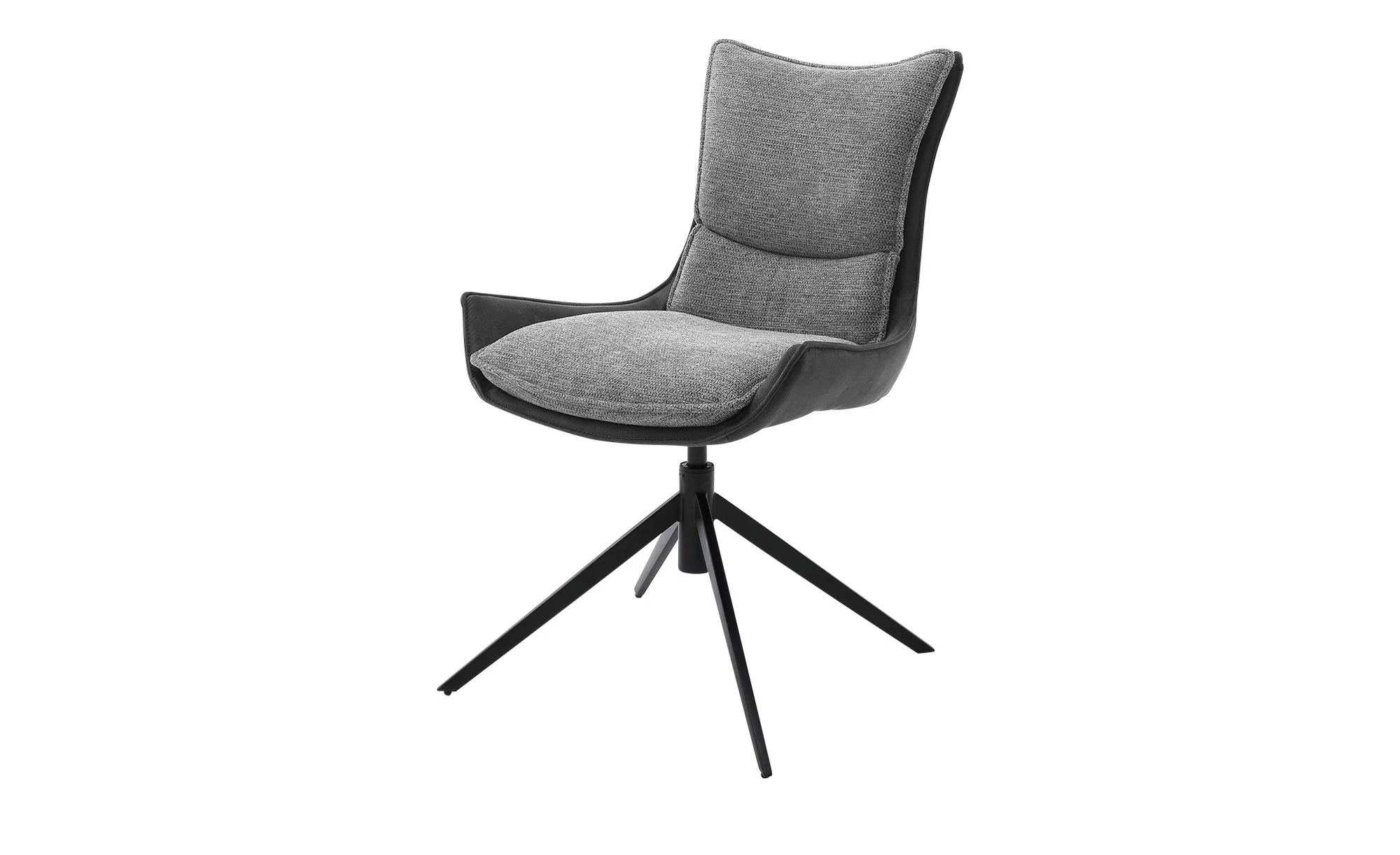 Esszimmerstuhl  drehbar Timka ¦ grau ¦ Maße (cm): B: 56 H: 90 T: 68.0 Stühl günstig online kaufen