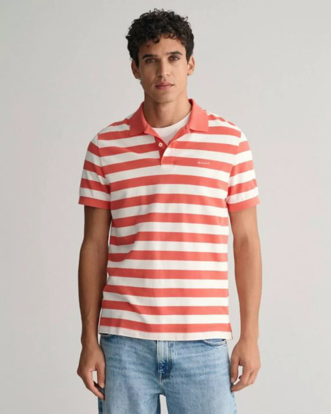 Gant Poloshirt Herren Poloshirt STRIPE aus Baumwoll-Piqué (1-tlg) günstig online kaufen